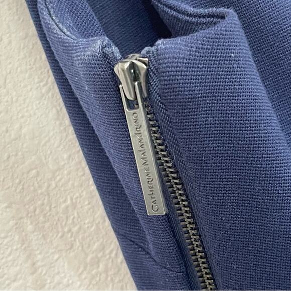 Catherine Malandrino Kerrianne Navy Ponte Cutout Back Sleeveless Dress - Small - Picture 9 of 16